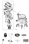 DeWalt DXV23PTA Wet Dry Vacuum TYPE 1 Spare Parts